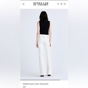 Robertson Flare Trousers with gold-tone sailor button. Original price $412